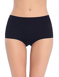 LIQQY calzoncillos de algodón para mujer, paquete de 3