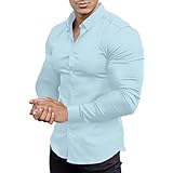 EOUOSS Men's Muscle Fit Dress Shirts Athletic Slim Fit Long Sleeve Stretch Casual Button Down Shirt, White, M price in UAE | Amazon UAE | kanbkam EOUOSS Men's Muscle Fit Dress Shirts Athletic Slim Fit Long Sleeve Stretch Casual Button Down Shirt, White, M price in UAE | Amazon UAE | kanbkam