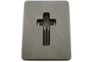 MAKE YOUR OWN GOLD BARS .75 oz Custom Cross Gold High Density Graphite Mold Silver Made in The USA