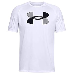Under Armour Men’s Big Logo Tech Ss Comfortable and Soft t-Shirt for Men, Short-Sleeved Fitness Clothing with Loose fit and Anti-Odour Technology