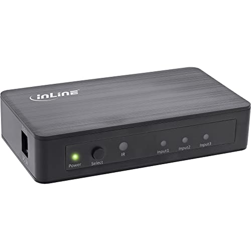 InLine® HDMI Switch, 3-Fach, 4K2K@60Hz, HDCP 2.2 en promo sur Amazon
