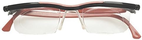 Adlens EM02-RD-BK Adjustables Red &amp; Black Frame With Clear Alvarez Lens by ADLENS