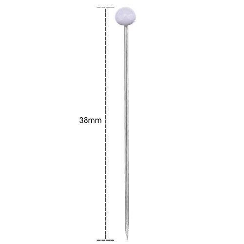 image for Outus 250 Pieces Glass Head Pins Boxed for Dressmaker (White)