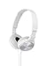 Sony Foldable Headphones with Smartphone Mic and Control - Metallic White