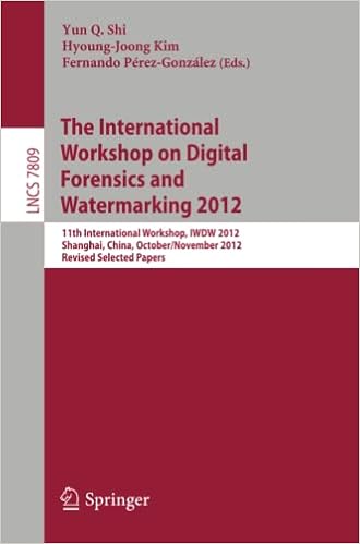 Digital-Forensics and Watermarking: 11th International Workshop, IWDW 2012, Shanghai, China, October 31--November 3, 2012, Revised Selected Papers: 7809 (Lecture Notes in Computer Science)