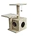 Amazon Basics Dual Post Indoor Cat Tree Tower With Cave, 23