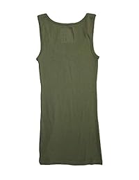 Pack de 5 camisetas de tirantes de algodón acanalado, varios colores