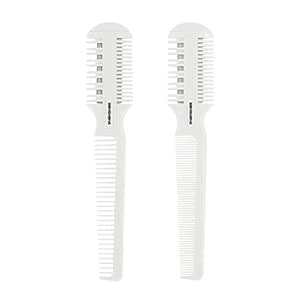 Amazon.com : BANGMENG Hair Cutter Comb, 2 Pieces of Dense Teeth + Wide ...