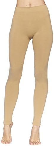 Reypo Women's Seamless Full Length Leggings (Coffe),One Size,One Size