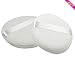 Joly Pure Cotton Powder Puff for Face Makeup or Skin Care 3.15 Inch (3 Pieces, White)