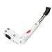 Foxnovo Bicycle Kickstand Adjustable Aluminium Alloy Bike Bicycle Side Stand (White)