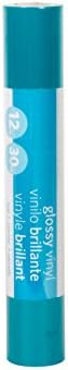 Silhouette Glossy Permanent Vinyl, 12 by 6-Feet, Teal