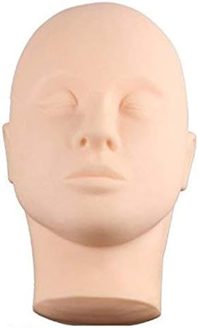 Deewin Training Mannequin Face Make Up Practice Soft Viny Mannequin Face Practice Model