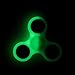 Fluorescence Fidget Spinner High Speed Table Finger Toy Relieving Your Anxiety Boredom for Children and Adults Focus Gift