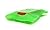 100 Pack 9" x 12" with 1.25 mil Thick Green Merchandise Plastic Glossy Retail Bags | Die Cut Handles | Perfect for Shopping, Party Favors, Birthdays, Children Parties | Color Green | 100% Recyclable