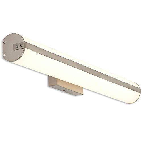 36" Contemporary Bar Light Frosted Vanity Cylinder Light Fixture for Bathroom Vanity and More 36" Contemporary Bar Light Frosted Vanity Cylinder Light Fixture for Bathroom Vanity and More