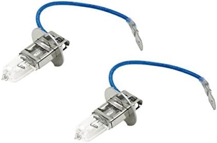 Amazon ハロゲンバルブ H3 55w 4300k 12v 100w 1450lm相当 車検対応 2個 ヘッドライト フォグランプ ホワイト 白 ハロゲンバルブ 車 バイク