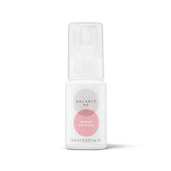 Balance-Me-Wonder-Eye-Cream--With-Hyaluronic-Acid-Reduces-Dark-Circles-Puffiness--Anti-Ageing-Hydrating-Eye-Gel--For-All-Skin-Types--100-Natural--Vegan-Cruelty-Free--Made-In-UK--15ml Balance Me Wonder Eye Cream – 100% Natural Vegan Anti-Ageing Cream Eye Gel - Hyaluronic Acid Hydrates & Reduces Dark…