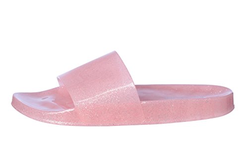 Roxoni-Womens-Summer-Flip-Flop-Open-Toe-Jelly-Glitter-Slide-Sandal-Slippers