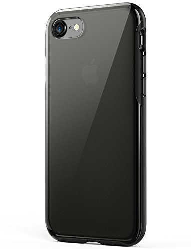 iPhone-8-Case-iPhone-7-Case-Anker-KARAPAX-Ice-Case-Semi-Transparent-Hard-Back-and-Soft-Bumper-Support-Wireless-Charging-Slim-Fit-for-Apple-47-In-iPhone-8-2017-iPhone-72016-Black