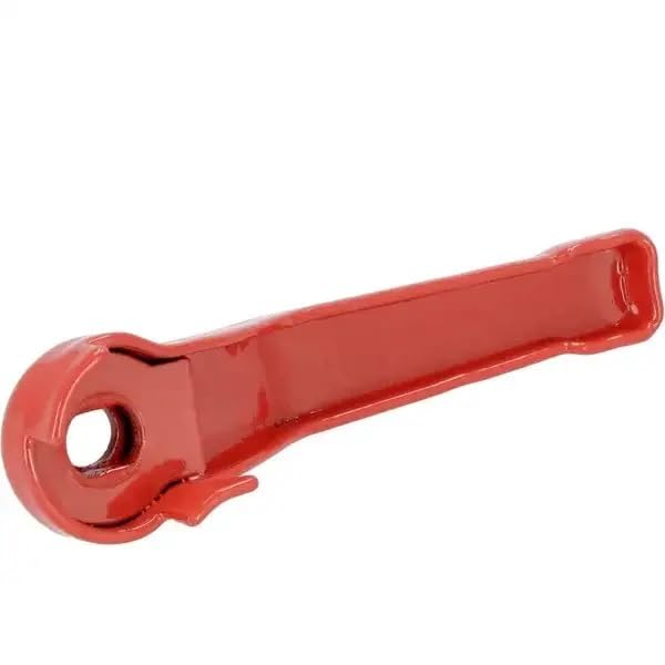 cyclingcolors Lever Handle for Ball Valve Red Steel Lever Water Tap Single Lever Handle Shut-Off Valve Ball Outlet Valve 3/4 Inch