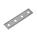 Unistrut P1067-EG 4 Hole Flat Plate Connector Bracket for All 1-5/8