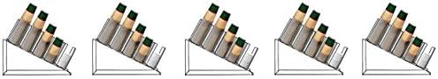 OCSParts Stand Angled 5 Section Wire Rack Cup & Lid Organizer (5-(Pack))