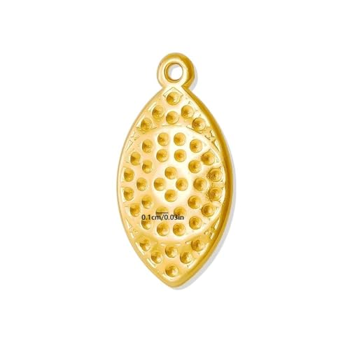 New 2026 Unisex 5Pcs/Lot Real Gold Plated Sunflower Tree Leaf Mushroom Plant Stainless Steel Charrm For Jewelry Making Bulk Diy Metal Pendant Fashion Trendy Accessories Creative Gift Women And Men