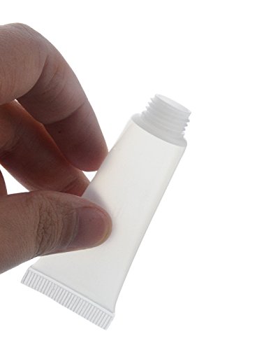 Wowlife 8ml Mini Clear Empty Lip Gloss Balm Container Soft Tubes Makeup Box (100 Pcs)
