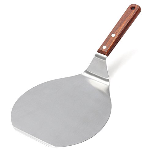 Katoot@ Pizza Stainless Steel Spatula Peel Shovel Turner Cake Lifter Plate Holder Pastry Shovel Cutter Knife Baking Tools Accessories