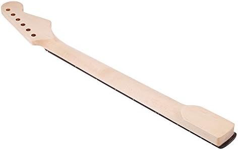 Bowbof - 22 Fret Electric Guitar Maple Neck Rosewood Fingerboard for Strat Guitar Replacement