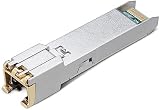 TP-Link TL-SM5310-T 10GBASE-T RJ45 SFP+ Module Hot-Pluggable Metal Housing Low view 4