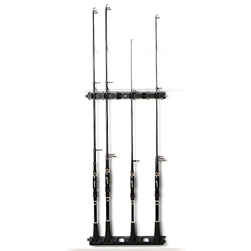 Lixada Rutenhalter Rod Rack An der Wand befestigter Angelrutenhalter für 6 Angelruten – Bild 8
