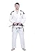 Vector Men's BJJ Gi with Bonus White Belt Ripstop Pants for Brazilian Jiu Jitsu (1, White)