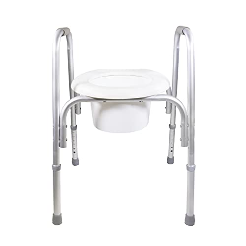 PCP Raised Toilet Seat and Safety Frame (TwoinOne), Adjustable Rise