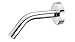 Purelux Universal Shower Arm 6 Inches Made of Stainless Steel in Chrome finish, Water Outlet PJ1002 primary