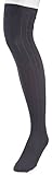 Men's Classical Ribbed Over the Knee Extra Soft Cotton Knit Dress Socks