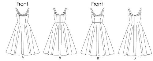 BUTTERICK PATTERNS B5882 Misses' Dress Sewing Templates, Size AX5 - Thumbnail 2