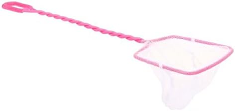 Medius Mesh Aquarium 4" Plastic Fishing Net Fish Shrimp With Handle