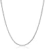 Sterling Silver 1.2mm Sparkle Chain Necklace, 20