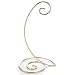 Home-X Spiral Ornament Stand. 13 inch. Gold. Single
