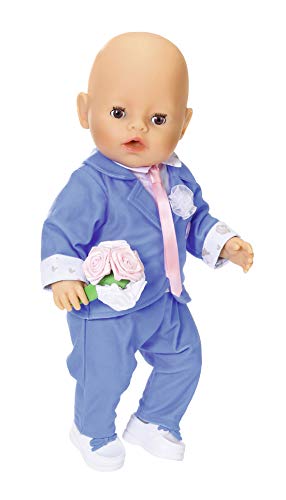 Baby Born 826874 Boutique Deluxe Bräutigam 43 cm, bunt – Bild 3