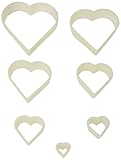 Fat Daddio's 7-Piece Heart Nylon Cutter Set