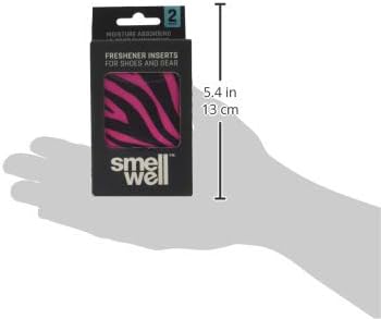 SmellWell Odour Eliminating Air Purifying Bags (2 Pack, Pink Zebra, 1 count (Pack of 2) - Image 4