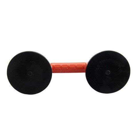 Heavy Duty Aluminum Suction Cup Glass Puller/Lifter/Gripper Double Vacuum Handle Plate for Lifting/Pulling/Moving Glass/Repairing Laminate Floor, by KINGLEV