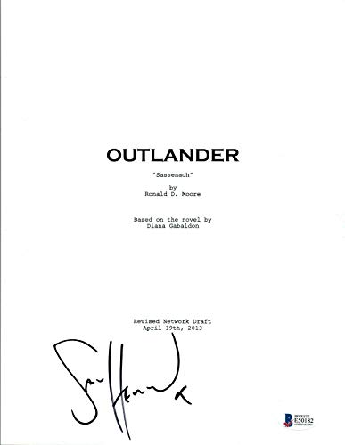 1 Heughan+Autographed+OUTLANDER+Episode+Beckett