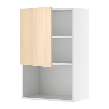 Ikea Faktum Wall Cabinet For Microwave Oven Nexus Birch Veneer
