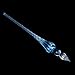 Kangnice Vintage Glass Dip Dipping Pen Signature Filling Ink Fountain Pens with Gift Box (Lake Blue)