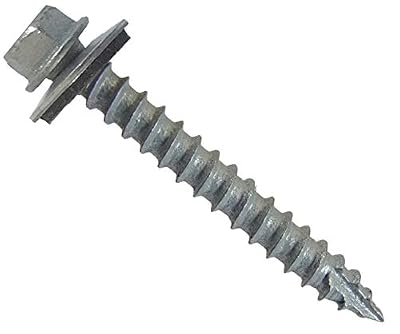 #14 x 2" Metal Roofing Screws: (250) Hex Head Sheet Metal Roof Screw.