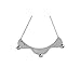 DC Comics Harley Quinn Logo Symbol Large Metal Collar Chain Necklace